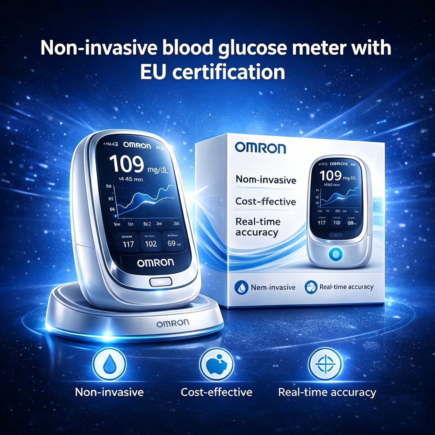 š„š„2026 Latest Technology: Omron⢠Infrared Blood Glucose Monitorš„